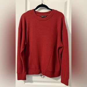 Simply Vera Vera Wang Drawcord Hem Cozy Pullover size Large